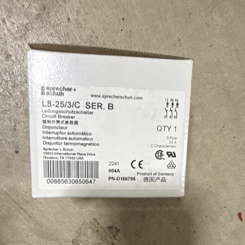 Sprecher schuh 25 3 c - +, l8-25/3/c