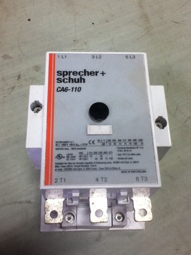 Sprecher schuh ca6 110 - sprecher, ca6-110
