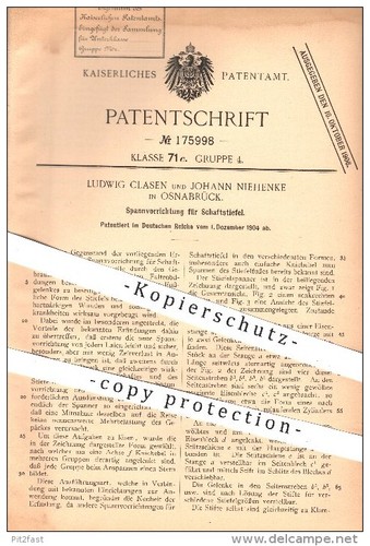 Original patent clasen - original, l.