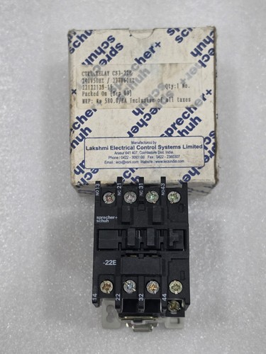 Sprecher schuh 22e - 22e, control
