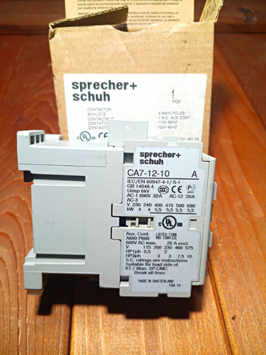 Sprecher schuh ca7 120 - sprecher+schuh, ca7-12-10-120