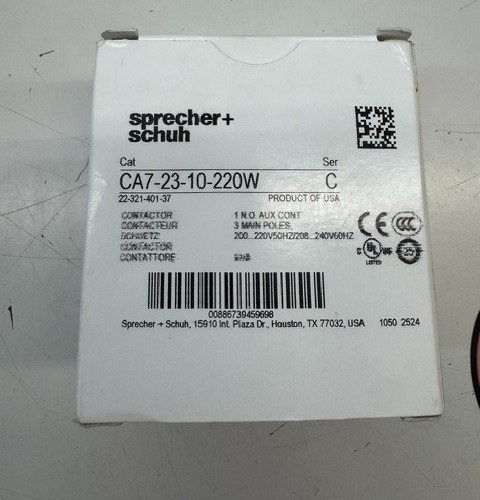 Sprecher schuh contactor - sprecher,