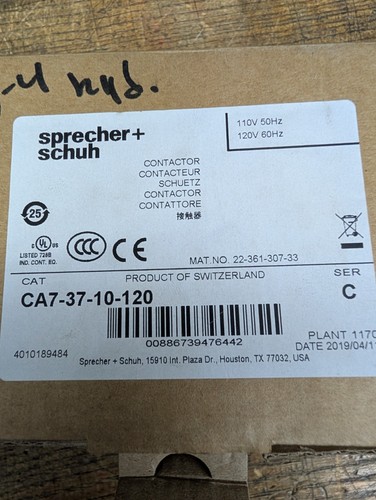 Sprecher schuh contactor - sprecher+schuh,