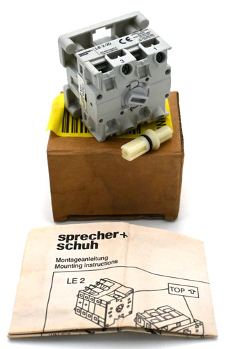 Sprecher schuh le2 20 5251 - &, le2-20-5251