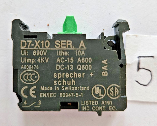 Sprecher schuh d7 x10 - sprecher,
