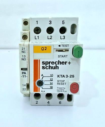 Sprecher schuh kta3 manual - sprecher+schuh, kta3-25
