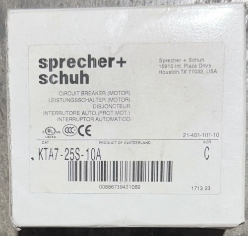 Sprecher schuh kta7 25s - sprecher+schuh, kta7-25s-10a